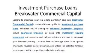Investment Purchase Loans