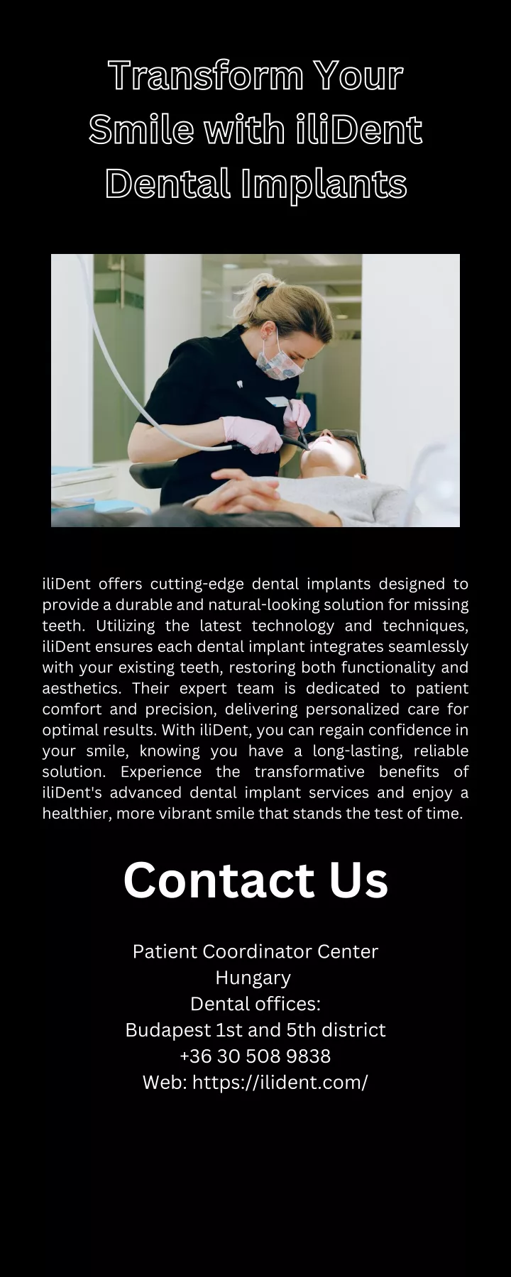 transform your transform your smile with ilident