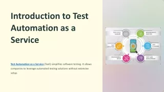 Test Automation as a Service