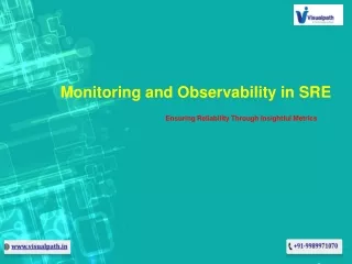 monitoring and observability in sre