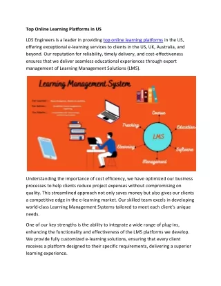 top online learning platforms in us