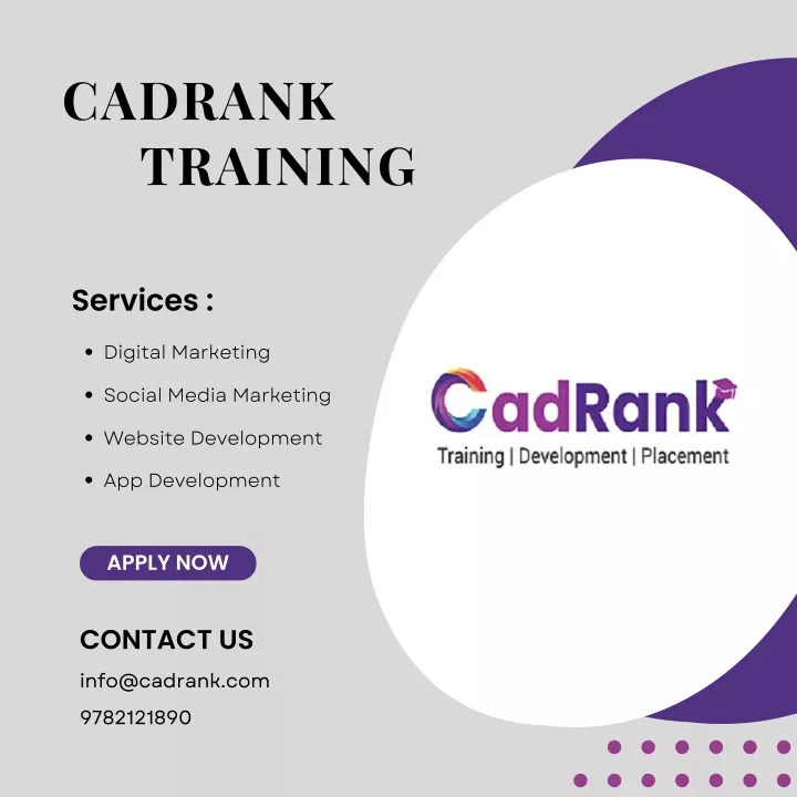 cadrank training