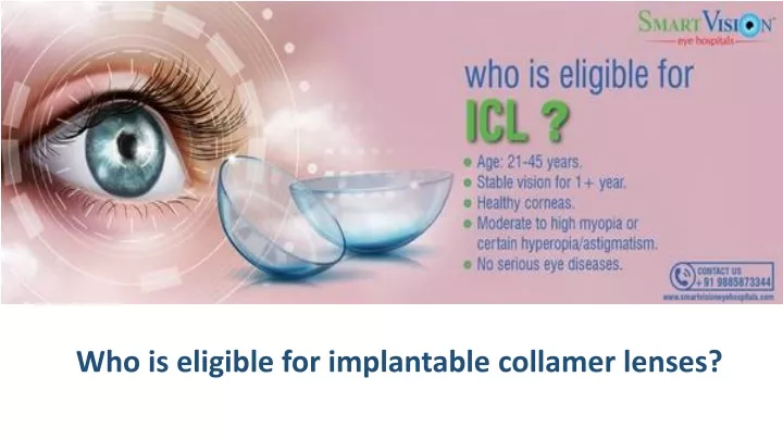 who is eligible for implantable collamer lenses