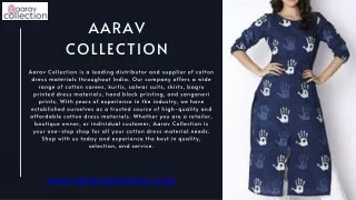 Buy Hand Block Printed Cotton Suits | Aarav Collections