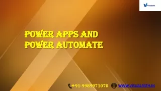 power apps and power automate