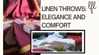 Linen Throws Elegance and Comfort