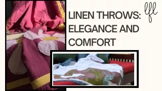 Linen Throws Elegance and Comfort