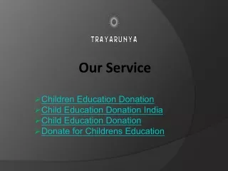 Donate for Child Education Change Lives