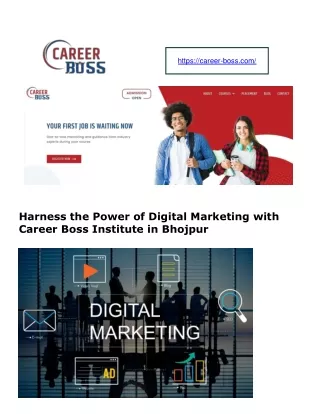 Practical Digital Marketing Training Institute –  Career Boss Institute