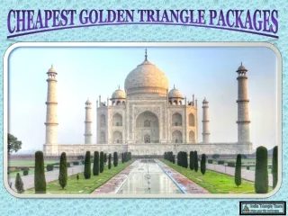 Cheapest Golden Triangle Packages