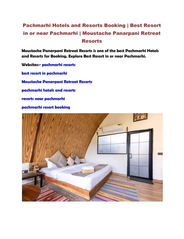 pachmarhi hotels and resorts booking best resort