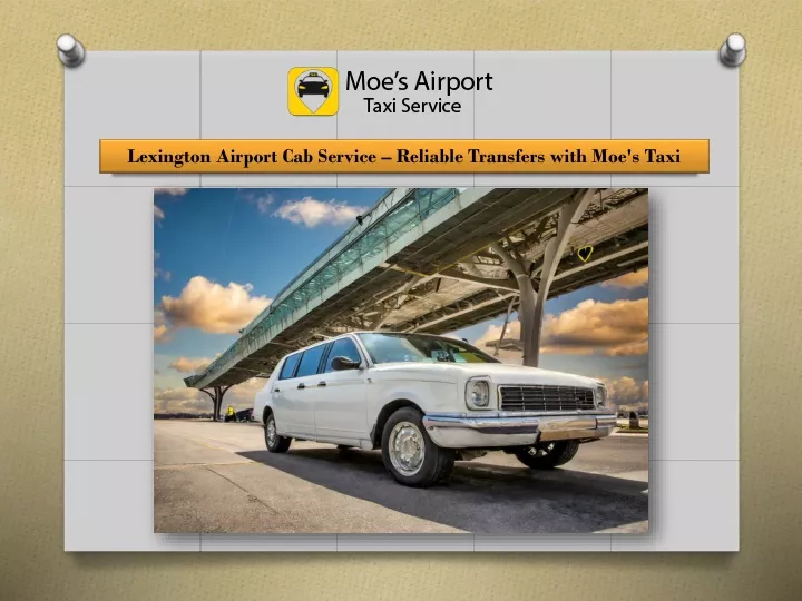 lexington airport cab service reliable transfers