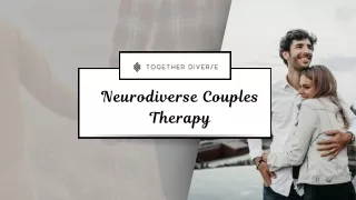 Neurodiverse Couples Therapist - Together Diverse