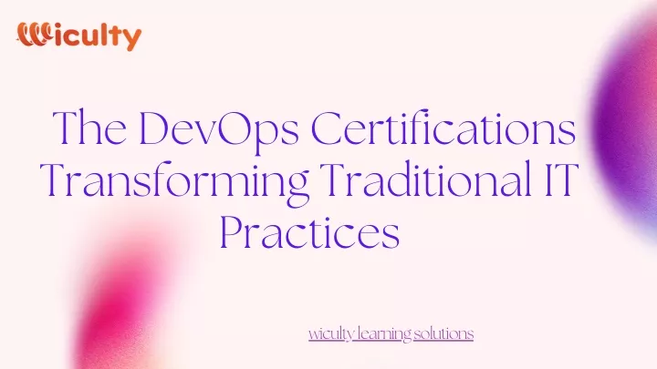 the devops certifications transforming