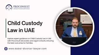 Child Custody Law in UAE