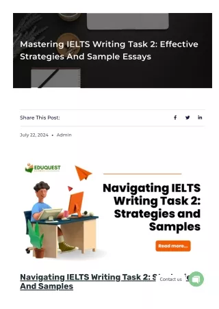 Mastering IELTS Writing Task 2