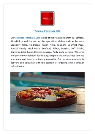 tusmore pizzeria caf