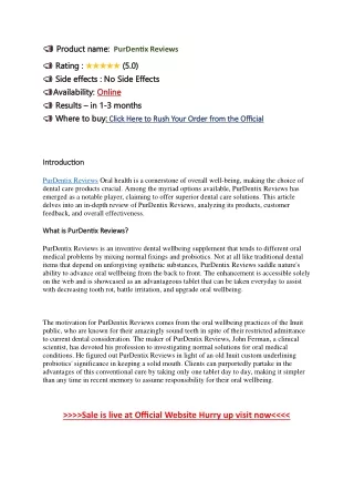 product name product name purdentix reviews