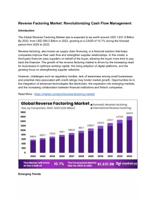 reverse factoring market revolutionizing cash