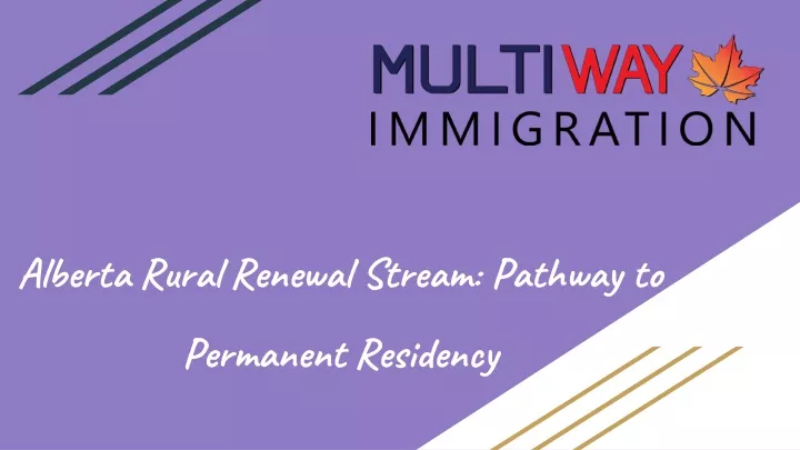 a lberta rural renewal stream pathway to permanent residency