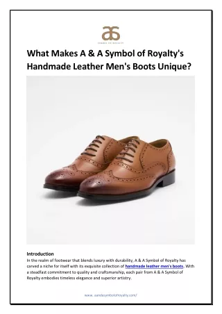 what makes a a symbol of royalty s handmade