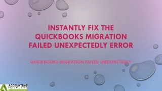 How to resolve Migration Error in QuickBooks
