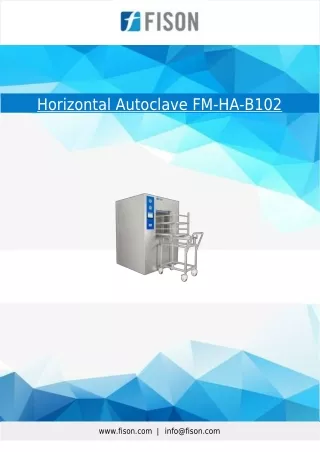 horizontal autoclave fm ha b102 www fison