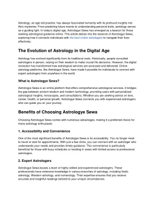best online astrologer