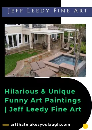 Hilarious & Unique Funny Art Paintings  Jeff Leedy Fine Art