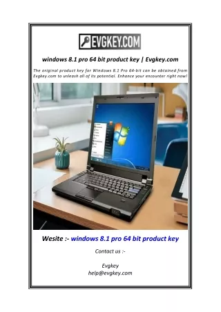 windows 8 1 pro 64 bit product key evgkey com