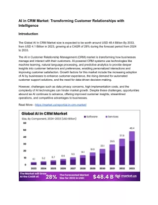 ai in crm market transforming customer