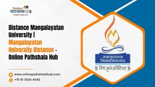 Mangalayatan University | Mangalayatan University Distance – Online Patshala Hub