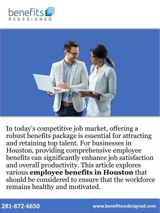 Enhancing Your Employee Well-being with Health Insurance in Houston