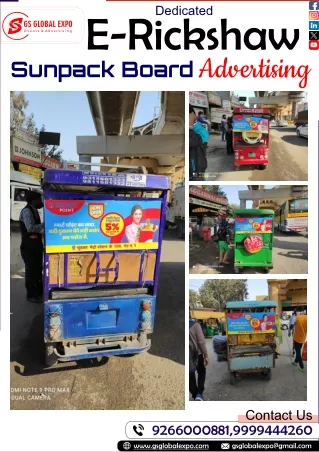 e-rickshaw Sunpack board (2)