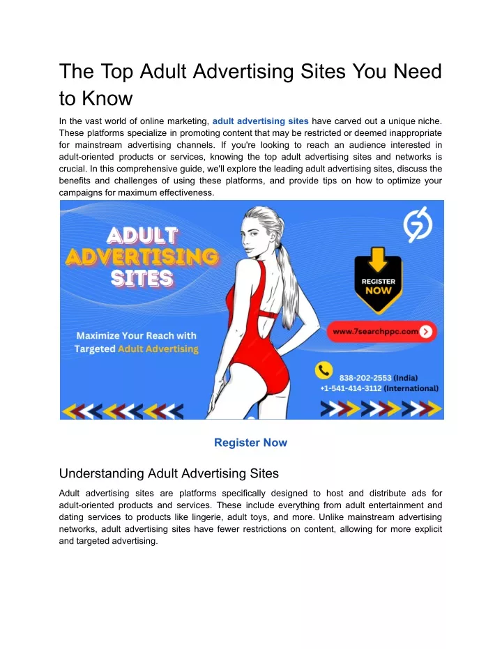 the top adult advertising sites you need to know