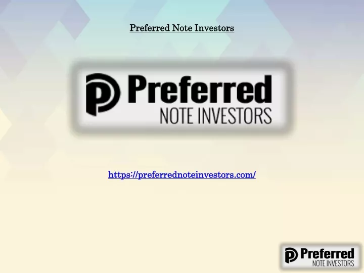 preferred note investors