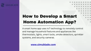 How to develop a smart home automation app
