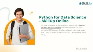 Python for Data Science - SkillUp Online