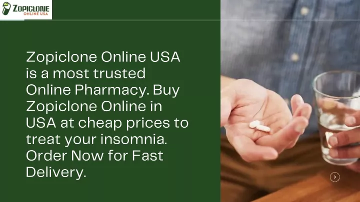 zopiclone online usa is a most trusted online