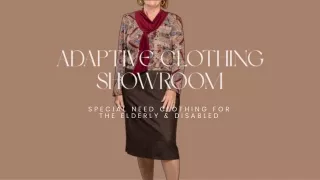 Adaptive clothing showroom