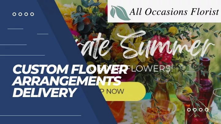 custom flower arrangements delivery