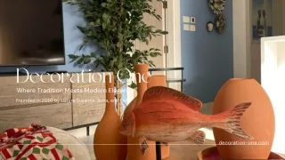 Decoration One | Modern Arabic Interior Design & Decor | Jordan