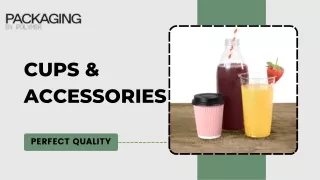 Premium Disposable Cups and Accessories From Packaging By Polymer