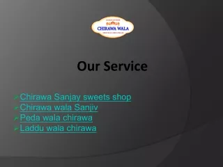 Chirawa Wala Sanjiv Misthan Bhandar - Jhunjhunu
