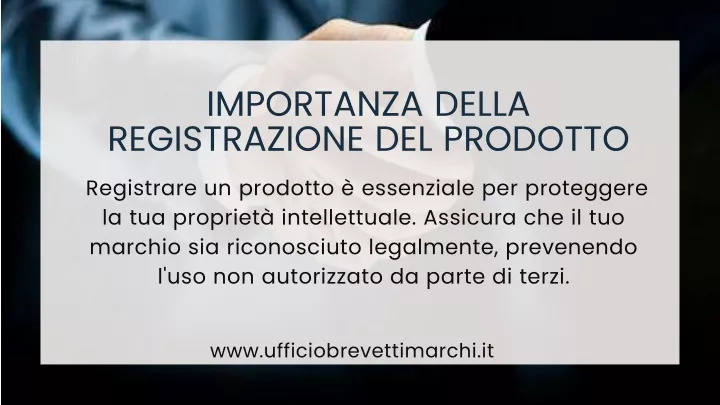 importanza della registrazione del prodotto