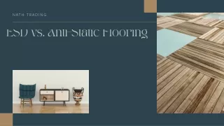 ESD vs. Anti-Static Flooring