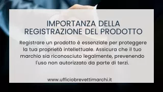 importanza della registrazione del prodotto