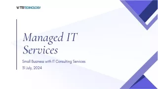 Small Business with IT Consulting Services