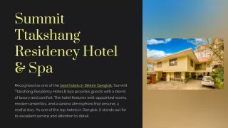 Experience Comfort - Best Hotels in Sikkim Gangtok