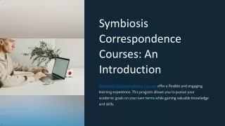 symbiosis correspondence courses an introduction